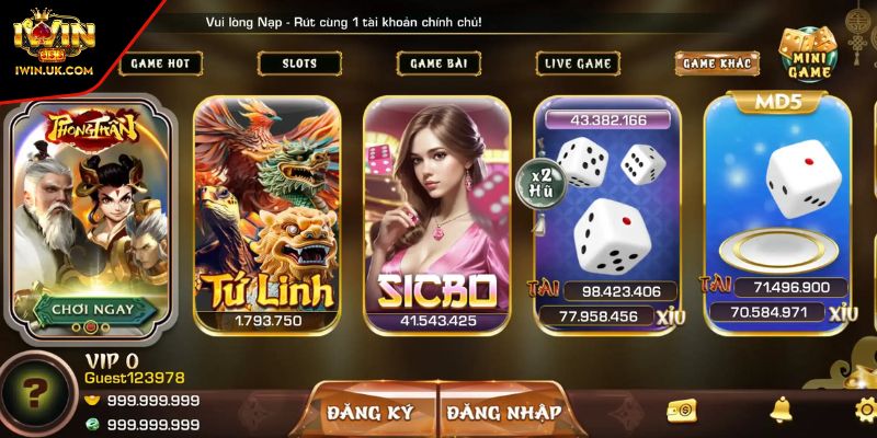 Khám phá slot phong thần IWIN tựa game đỉnh cao hiện nay